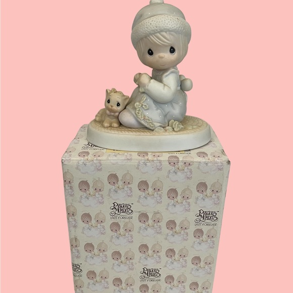 ENESCO PRECIOUS MOMENTS “MEOWIE CHRISTMAS” VINTAGE CAT gift - Picture 2 of 11